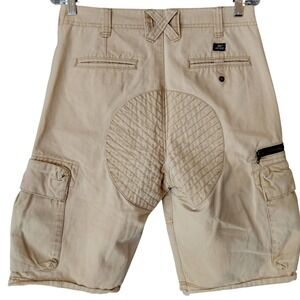 10.Deep Y2K Cargo Shorts Mens 30 Streetwear Crotch Circular Quilted Utility